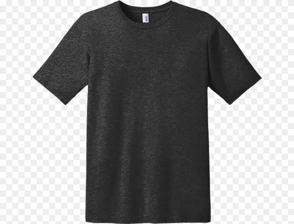 Anvil 100 Ring Spun Cotton T Shirt 980 Heather Dark, Clothing, T-shirt, Sleeve Png Image