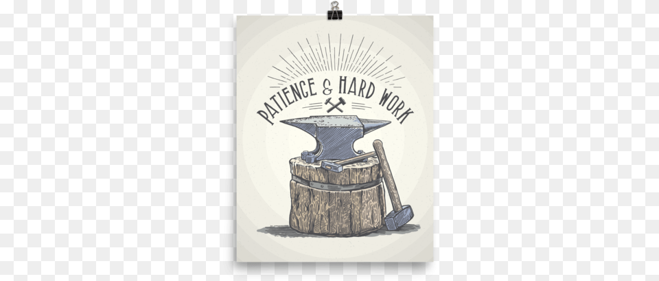 Anvil Patience And Hard Work, Plant, Smoke Pipe, Tree, Device Free Transparent Png