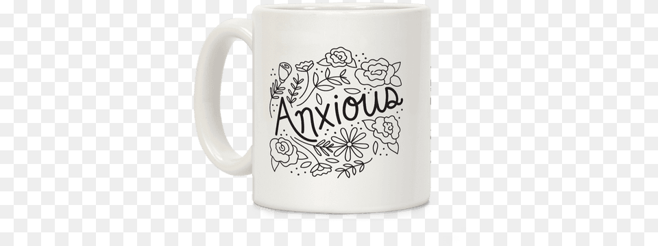 Anxious Florals Coffee Mug April Fools Jesus Resurrection, Cup, Beverage, Coffee Cup Png