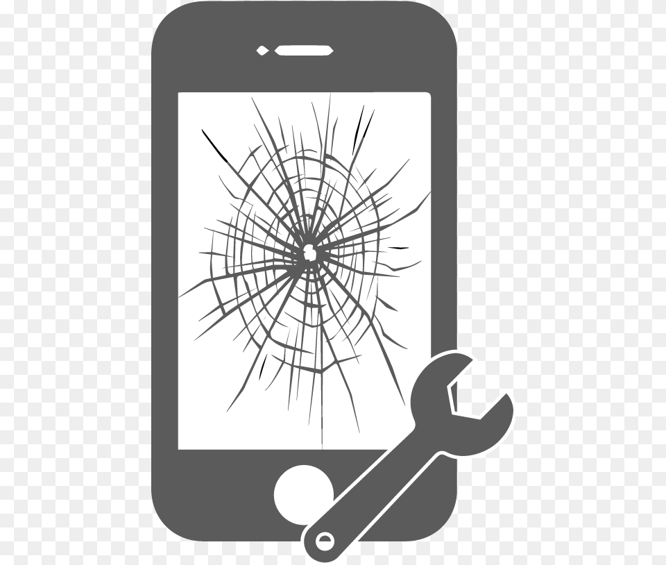 Any Broken Cell Phone Screen Can Be Replaced Broken Mobile Phone Hd, Electronics, Mobile Phone Png