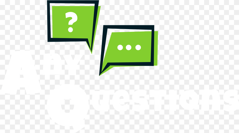 Any Questions, Green, Text Free Transparent Png