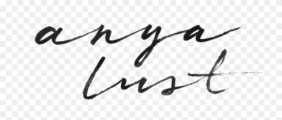 Anya Lust Logo, Handwriting, Text, Signature, Animal Free Png Download