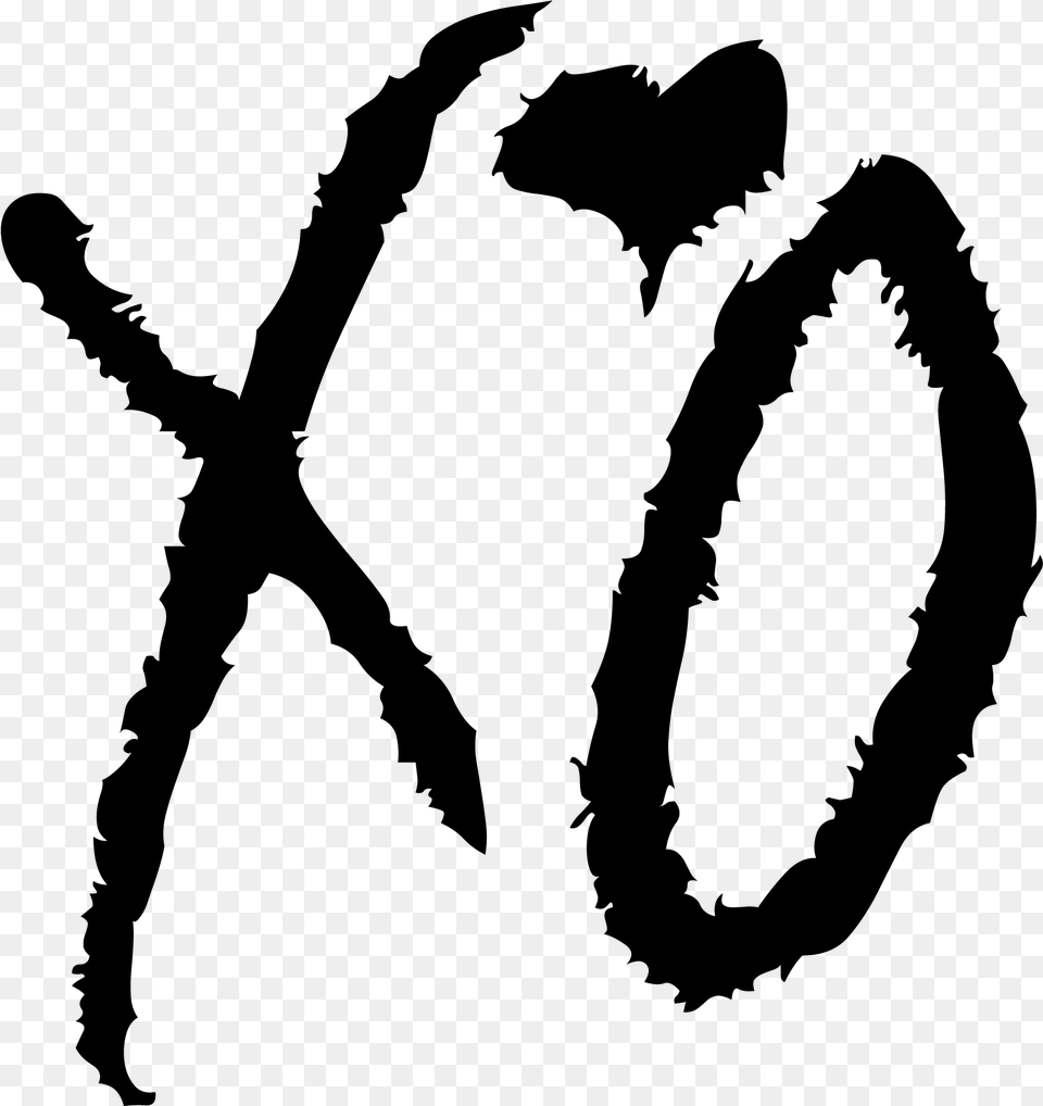 Anybody Got The Xo Logo In Vector Or In Super Big Size Transparent The Weeknd Xo Logo, Gray Free Png Download