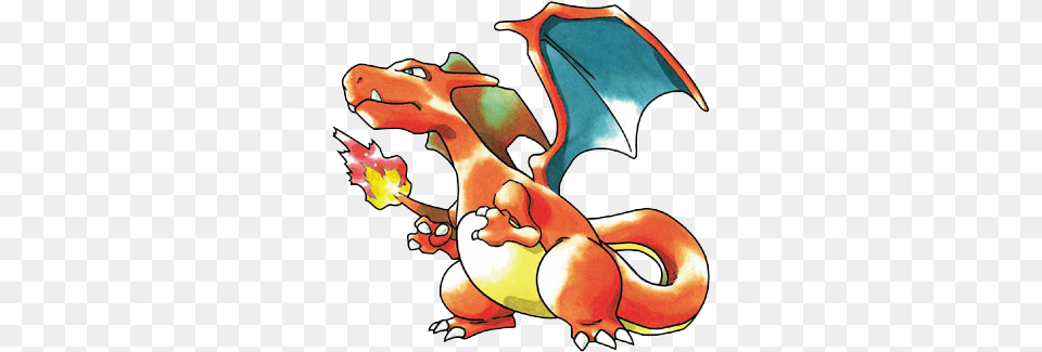 Anyone Else Miss This Charizard Gen 1 Art, Dragon Png Image