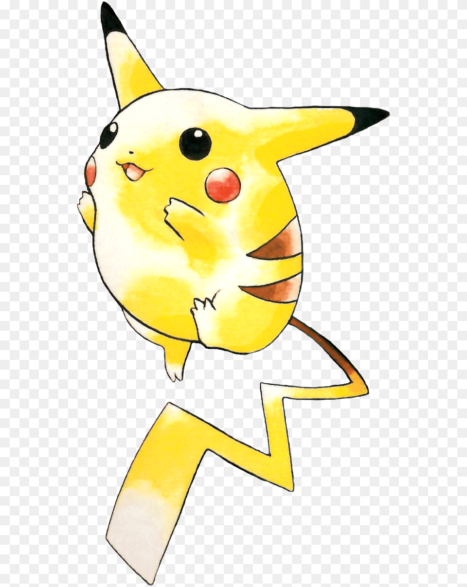 Anyone Else Wish Pikachu Looked Like This Again Red Blue Pikachu Art Free Png