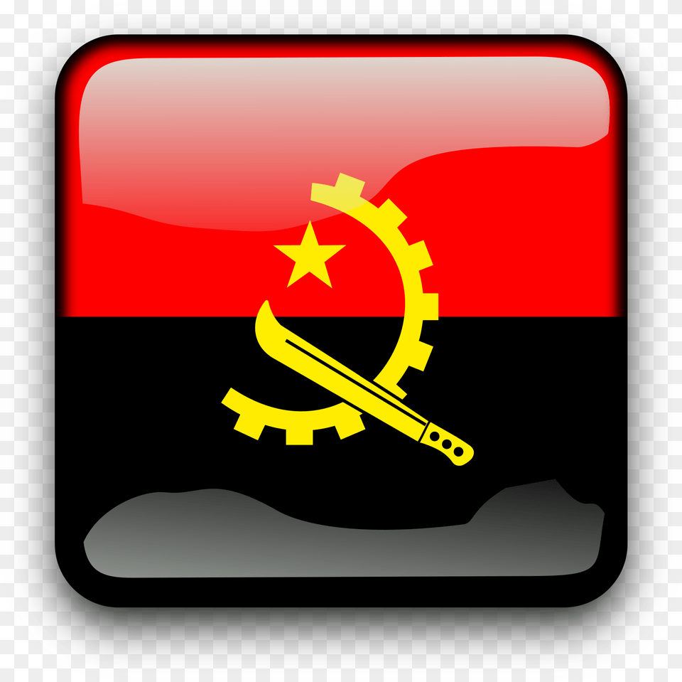 Ao Clip Arts Bandeira De Angola Significado, First Aid, Electronics, Hardware, Emblem Png Image
