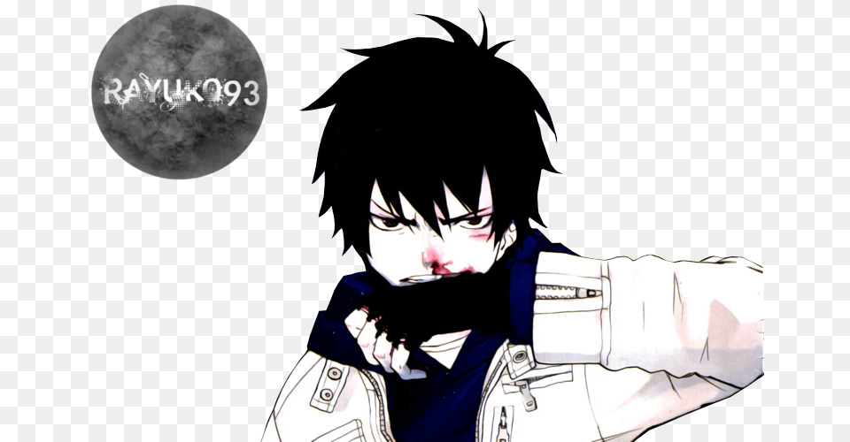 Ao No Exorcist Rin Flame Blue Exorcist Blue Flame, Book, Comics, Publication, Adult Free Png