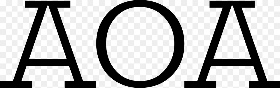 Aoa Logo Black Circle, Gray Free Png