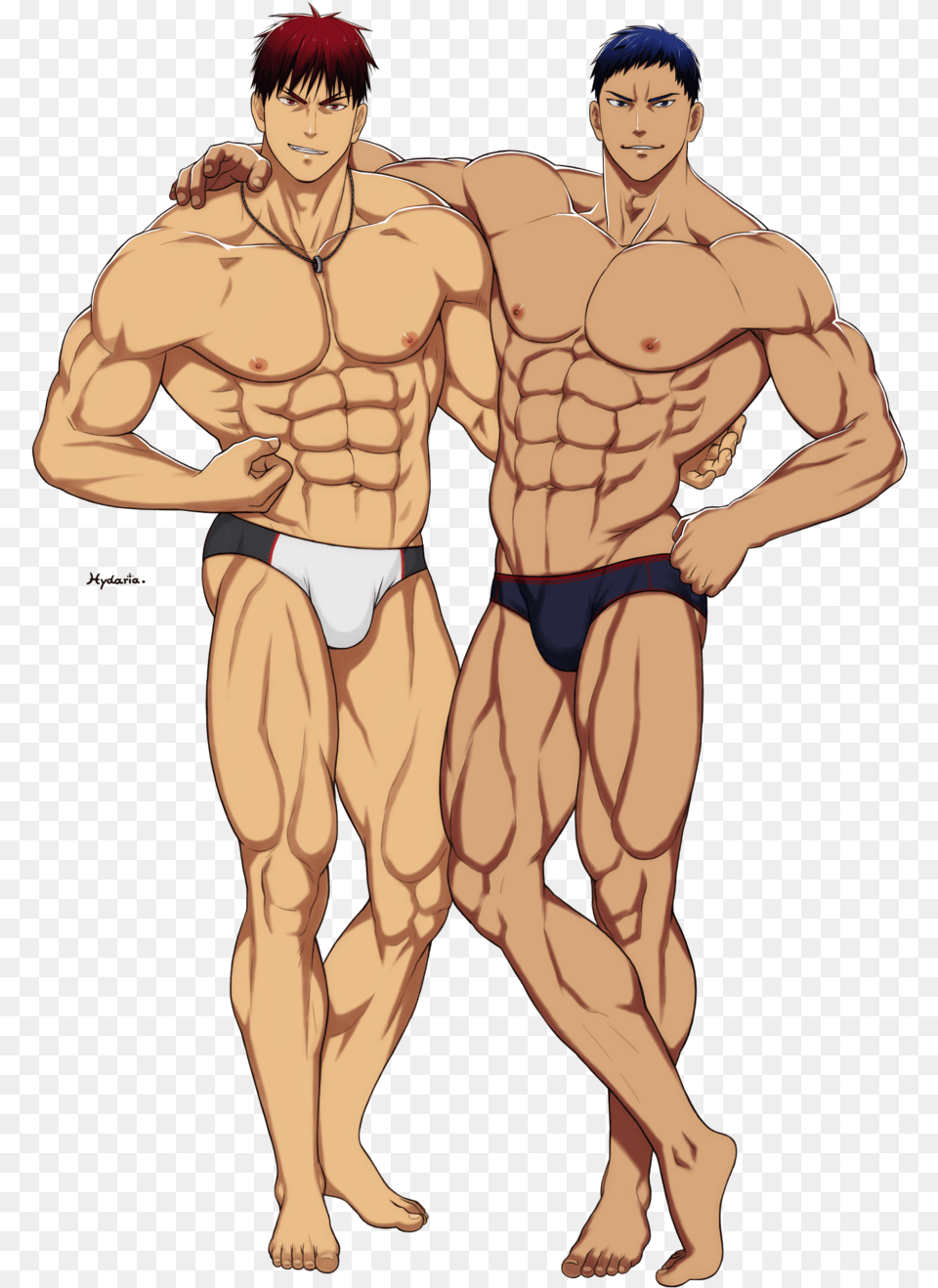 Aokaga By Hydaria Anime Muscle Man Drawing, Book, Publication, Adult, Person Free Transparent Png