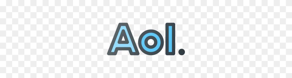 Aol Icon Download Formats, Text, Light, Disk Png Image