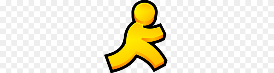 Aol Instant Messenger Icon Cartoon Vol Iconset Hopstarter Png