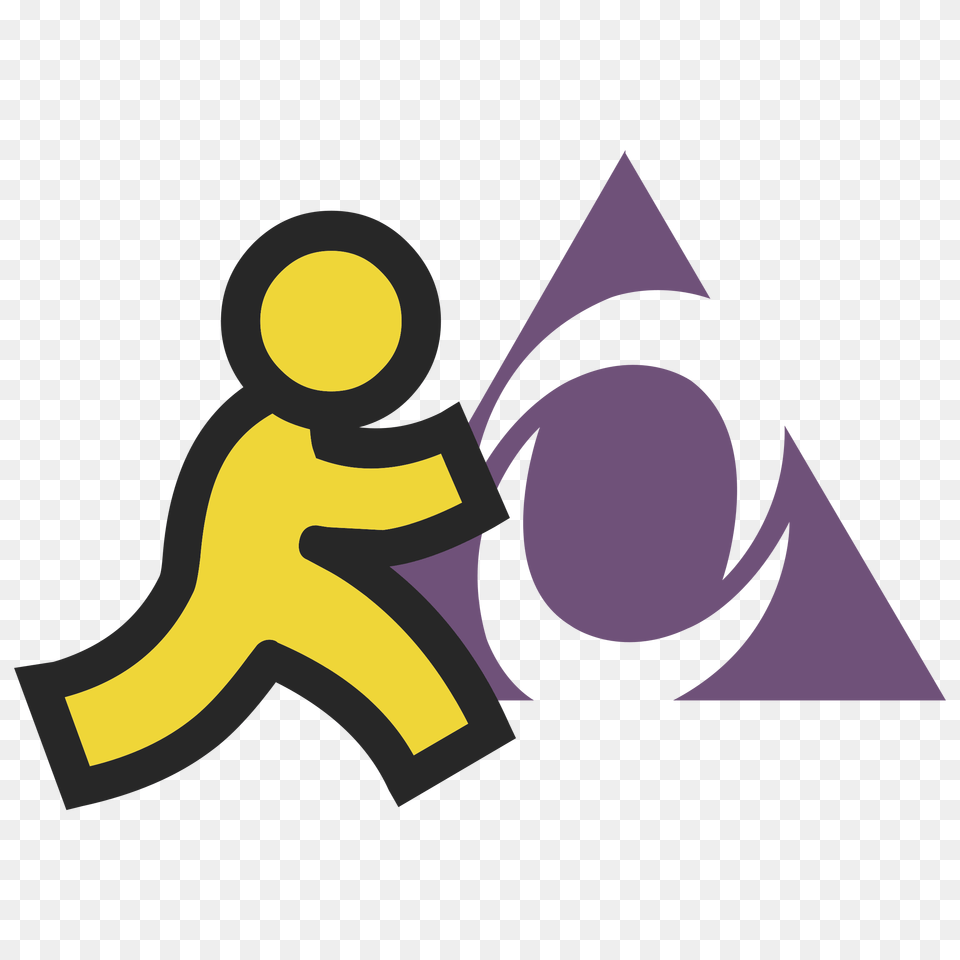 Aol Instant Messenger Logo Transparent Vector Free Png Download