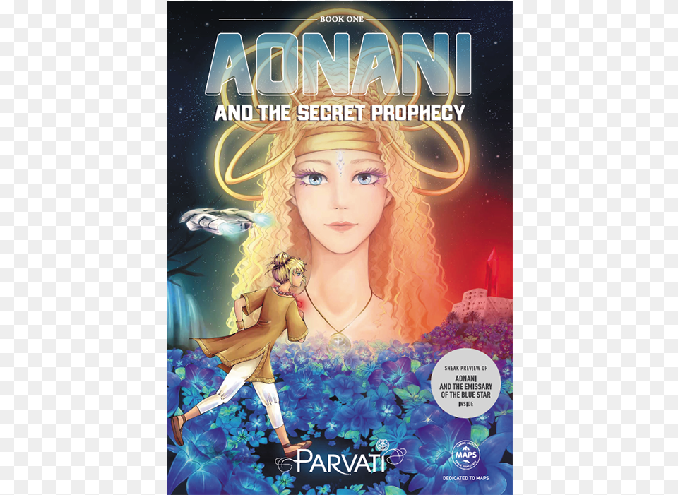 Aonani And The Secret Prophecy Poster, Book, Comics, Publication, Woman Free Png Download