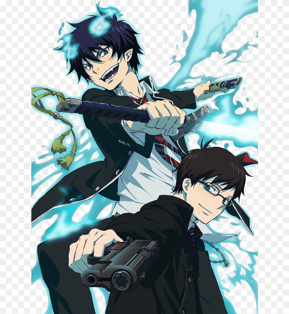 Aonoexorcist Ao No Exorcist, Publication, Book, Comics, Person Free Transparent Png