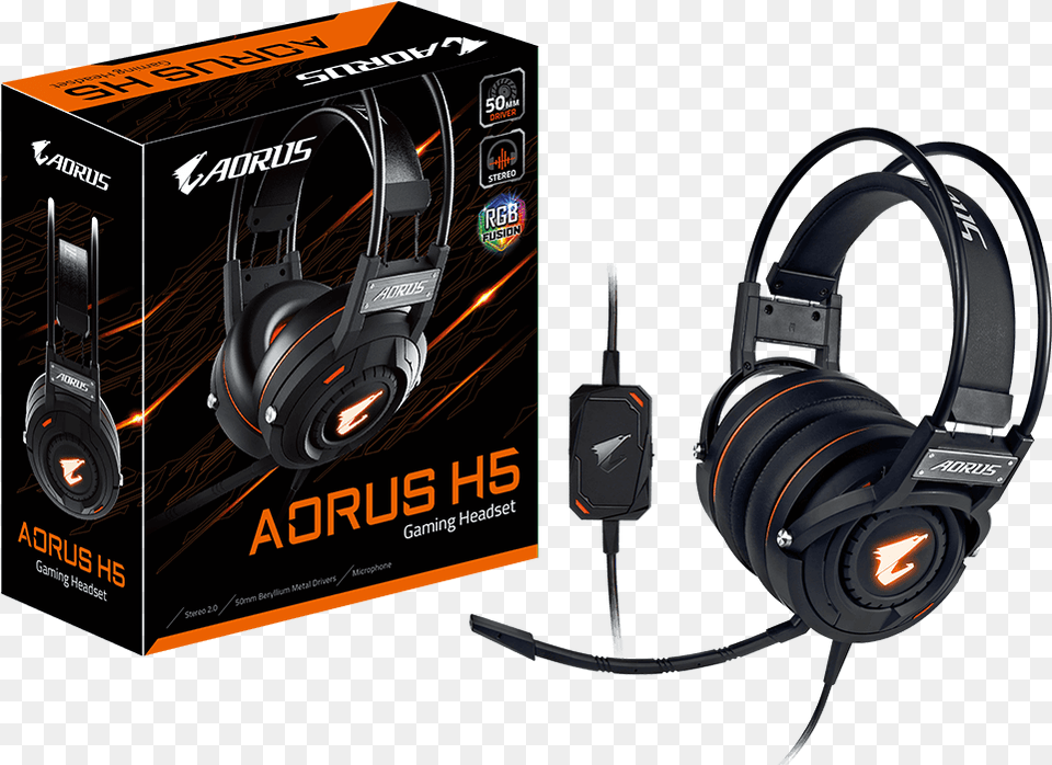 Aorus H5 Gaming Headset, Electronics, Headphones Png