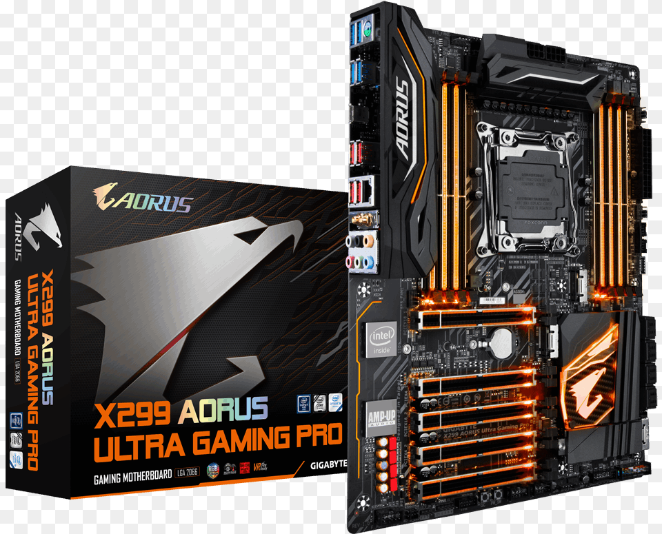 Aorus Ultra Gaming Pro X299 Aorus Gaming, Computer Hardware, Electronics, Hardware, Computer Free Transparent Png