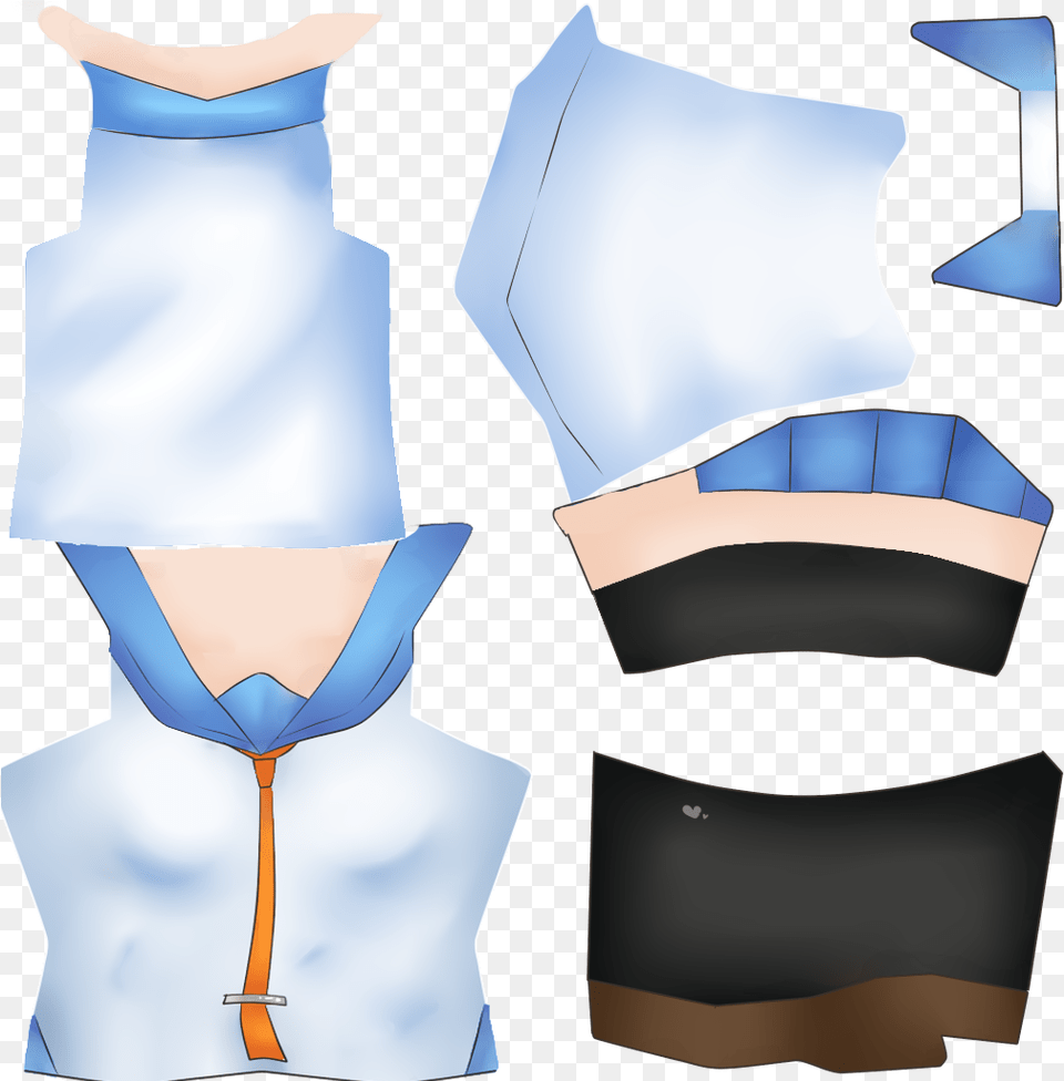 Aottg Skin Costume Female, Vest, Clothing, Accessories, Tie Free Transparent Png