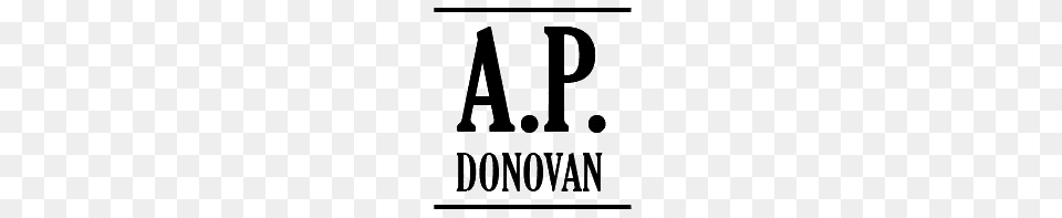 Ap Donovan Logo, License Plate, Transportation, Vehicle, Smoke Pipe Png Image