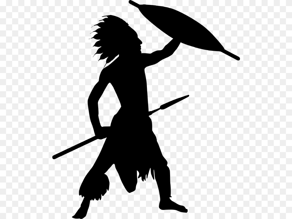 Apache Indian American Man Silhouette Indians Silhouette Native American Indian, Gray Png Image