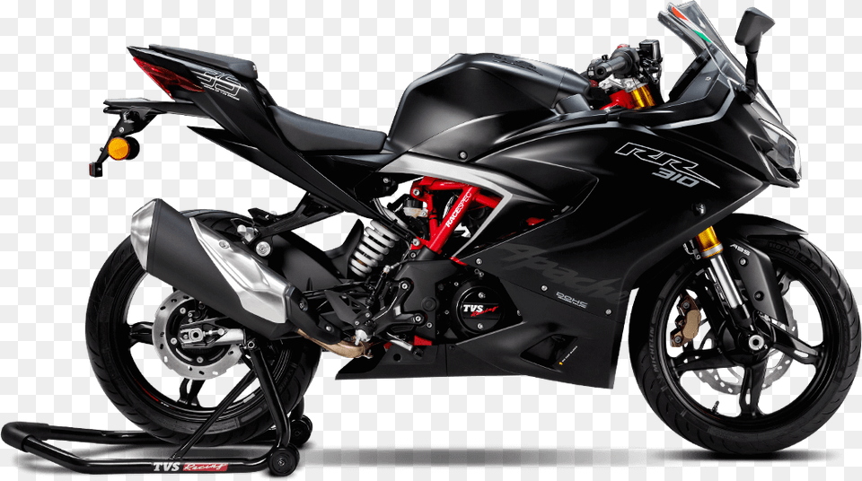 Apache Rr 310 Black, Machine, Spoke, Motorcycle, Transportation Free Png Download