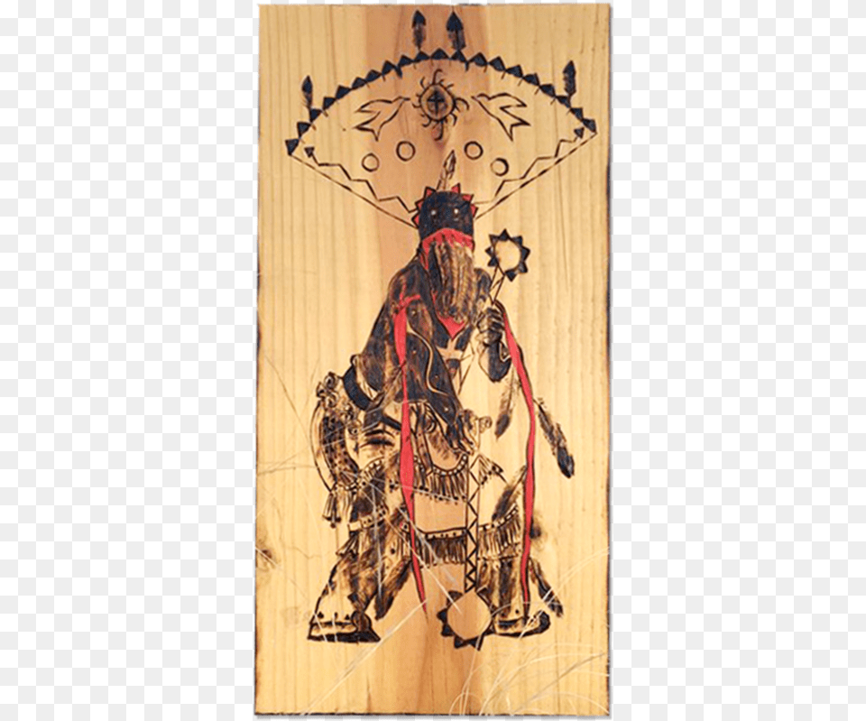 Apache Wood Burning 1e Illustration, Person, Samurai, Adult, Female Png Image