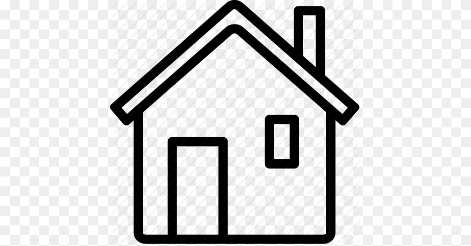 Apartment Architecture Building Exterior Home House Outline Icon, Rural, Outdoors, Nature, Hut Free Png Download