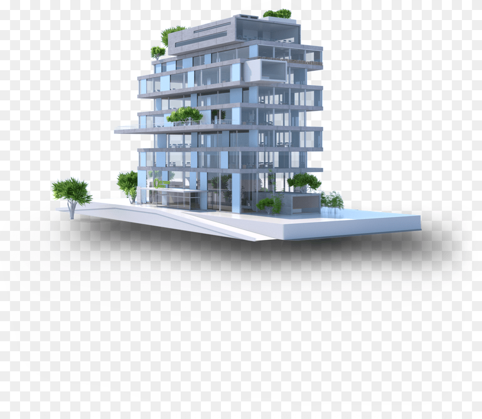 Apartment Building, Architecture, Road, Office Building, Housing Free Transparent Png