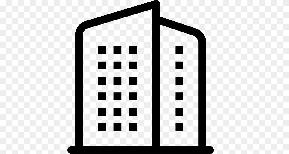 Apartment Building Icon Of Cheat Sheet Icons, Gray Free Transparent Png