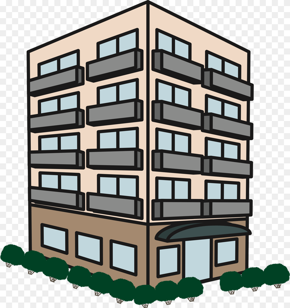 Apartment Building Icons, High Rise, Architecture, Urban, City Free Png Download