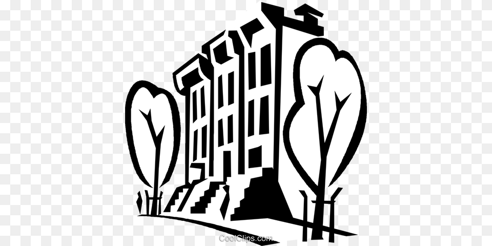 Apartment Buildings Royalty Free Vector Clip Art Illustration, Stencil, City, Dynamite, Weapon Png