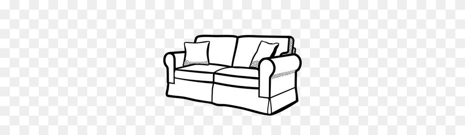 Apartment Clipart, Couch, Furniture Free Png Download