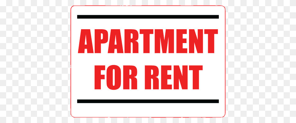 Apartment For Rent Sign, Symbol, First Aid, Text, Road Sign Free Transparent Png