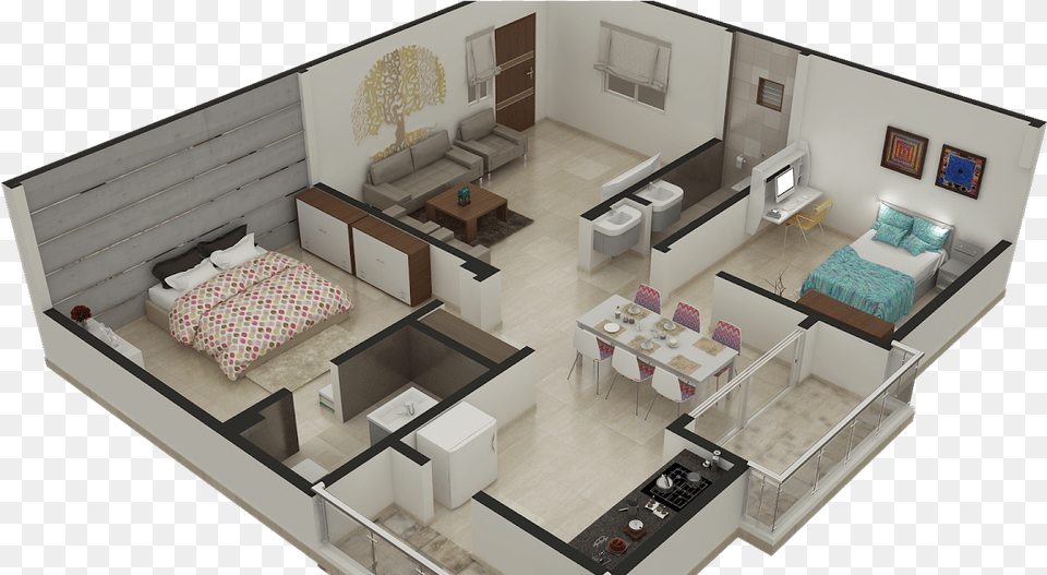 Apartment House Plan Design, Architecture, Room, Living Room, Indoors Png Image