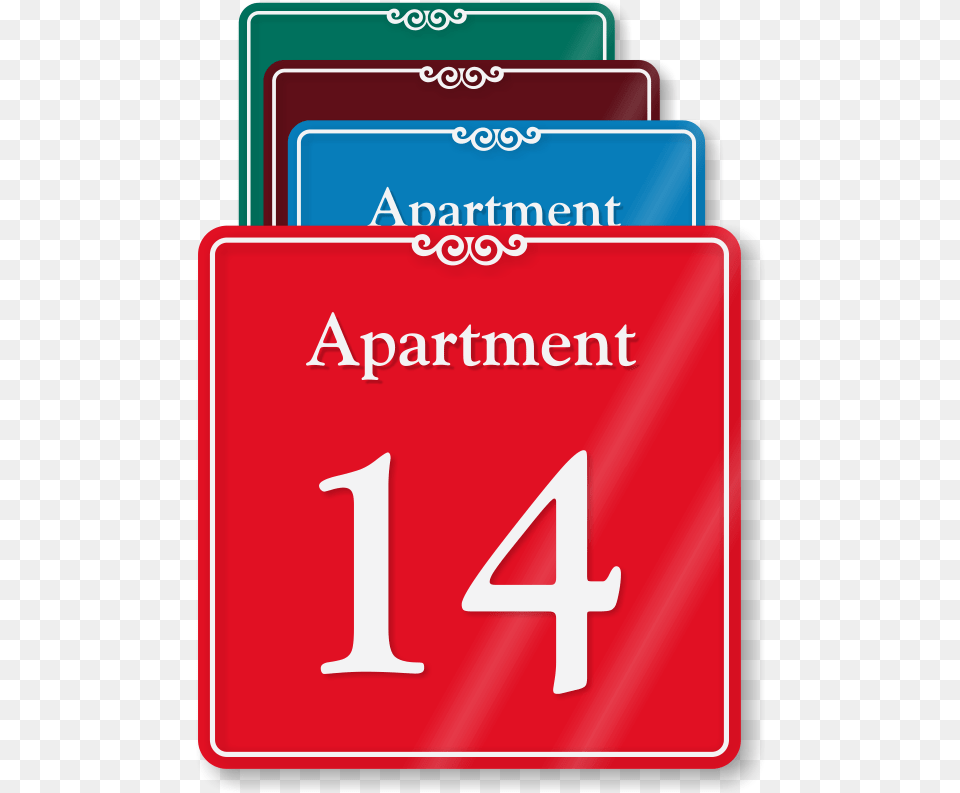 Apartment Number 14 Showcase Wall Sign Sku Apartment Number, First Aid, Text Png Image