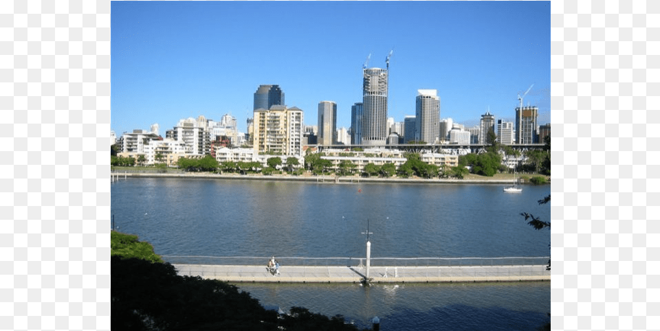 Apartment On Brisbane Riverfront With Access To Stunning Skyline, Architecture, Water, Urban, Scenery Free Png