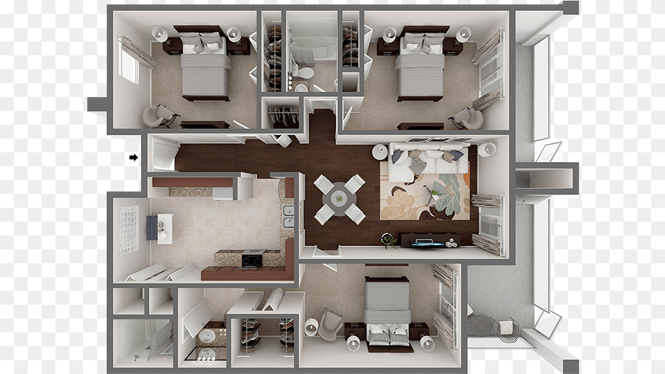 Apartments For Rent In Boca Raton Floor Plan, Furniture, Table, Indoors, Interior Design Png Image