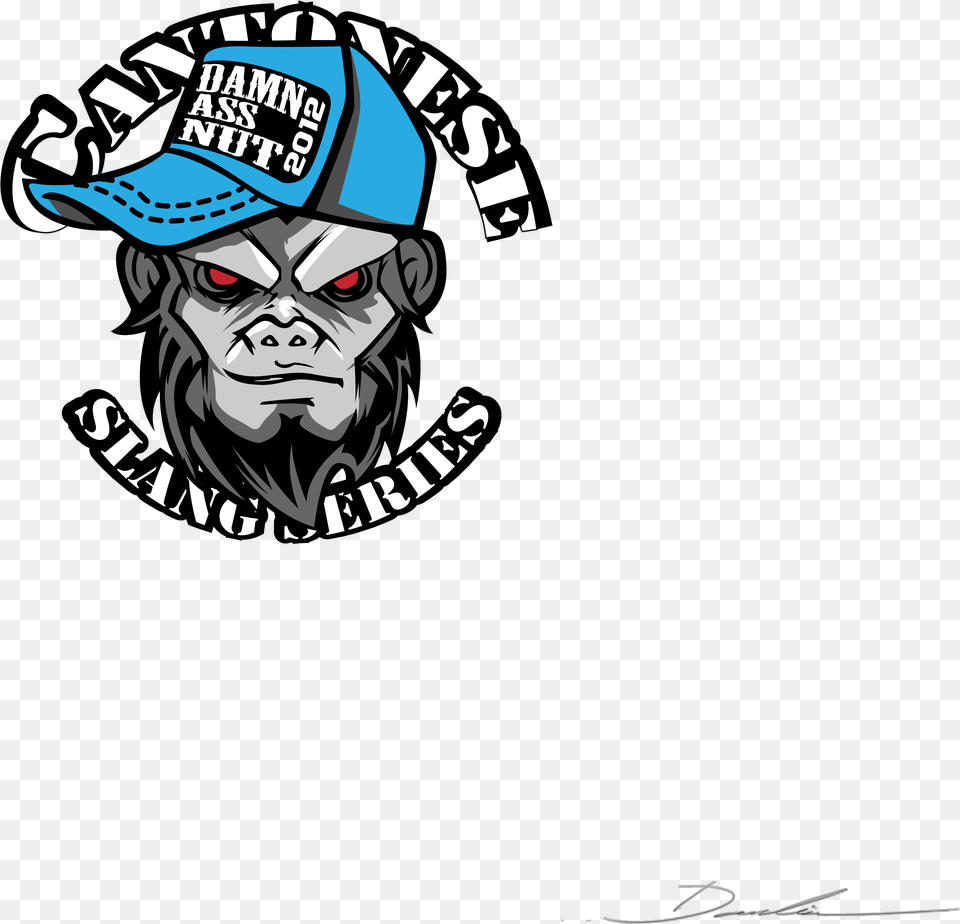 Ape Artwork Automotive Decal, Baseball Cap, Cap, Clothing, Hat Png Image