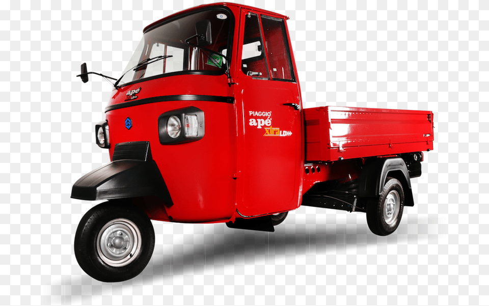 Ape Auto Good Red, Pickup Truck, Transportation, Truck, Vehicle Free Transparent Png