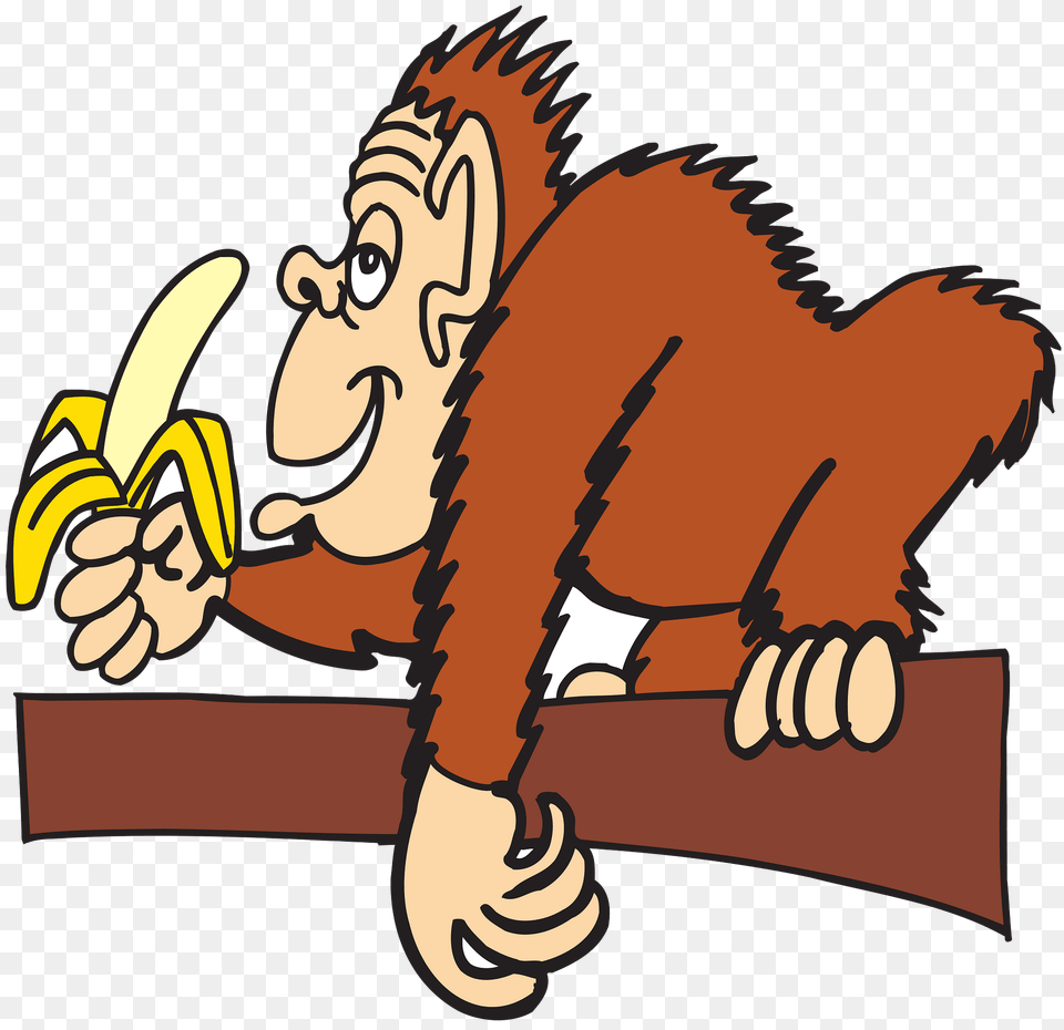 Ape Clipart, Fruit, Produce, Banana, Food Png Image