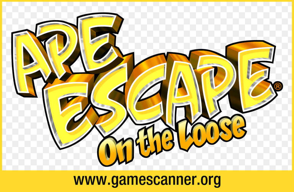 Ape Escape On The Loose Logo Ape Escape On The Loose Psp Game, Dynamite, Weapon Free Transparent Png