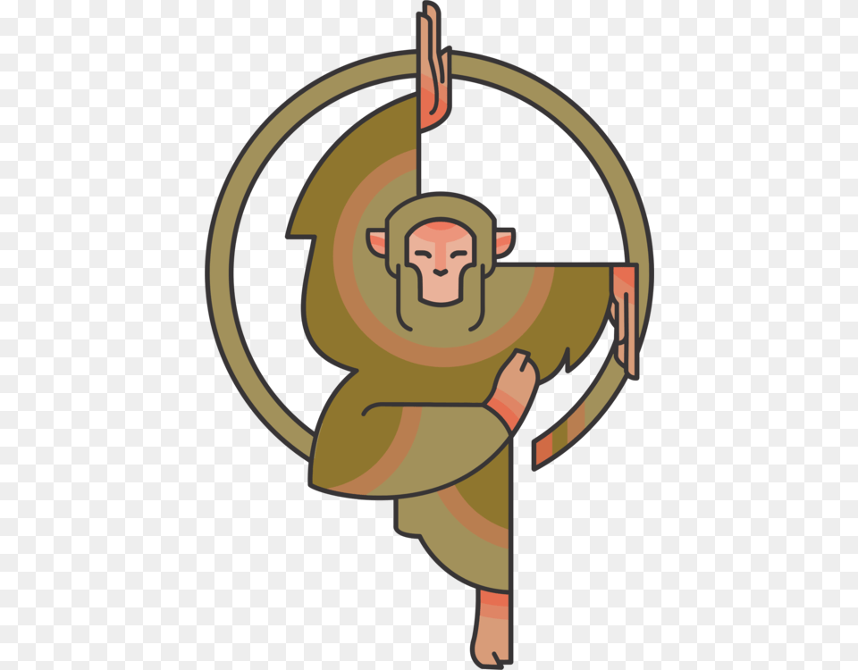 Ape Monkey Kung Fu Animal Cartoon, Face, Head, Person, Ammunition Png