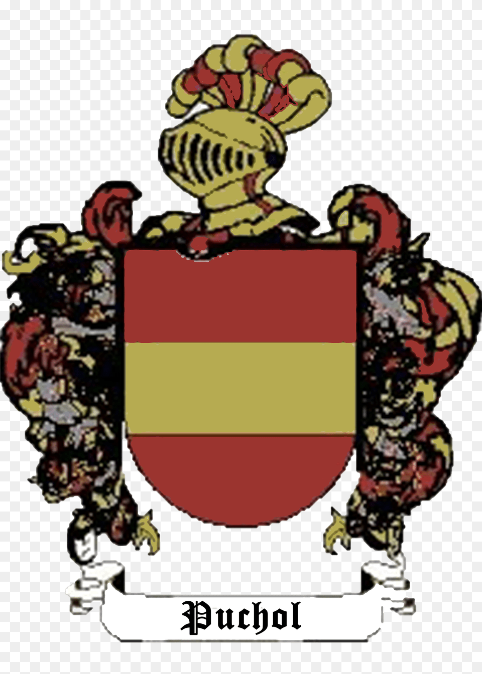 Apellido Puchol Heraldica Family Genealogy, Armor, Baby, Person, Shield Png Image