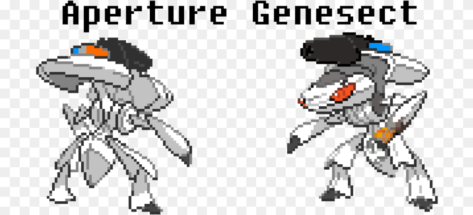 Aperture Genesect Pokemon Black Amp White Cartoon Mammal, Clothing, Hat, Animal, Reptile Png