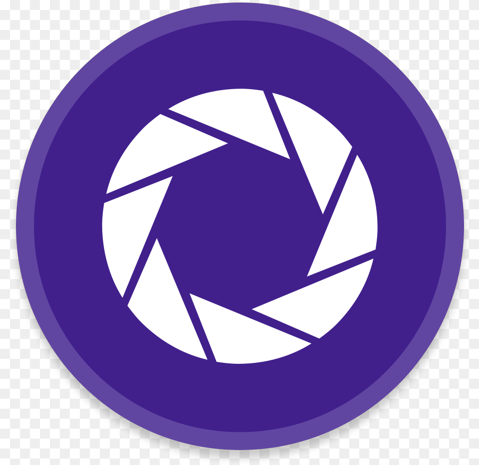 Aperture Icon Aperture Science, Symbol, Recycling Symbol, Disk Png Image