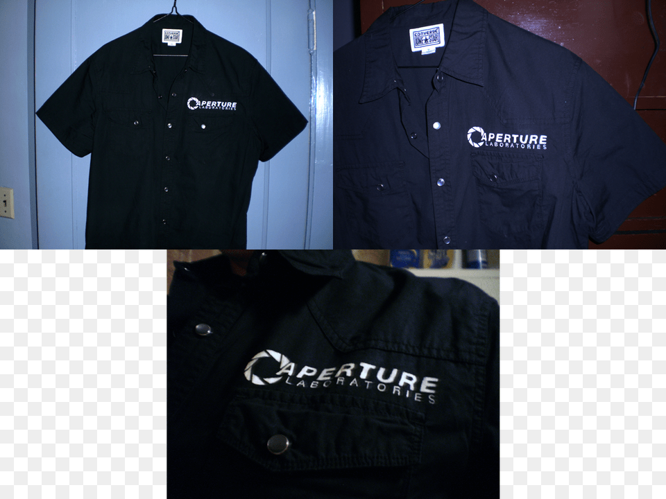 Aperture Science Lab Shirt Aperture Laboratories, Clothing, Coat, Jacket, Long Sleeve Png Image