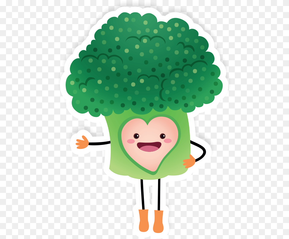 Apetito Nursery Food Our Cartoon, Broccoli, Plant, Produce, Vegetable Free Transparent Png