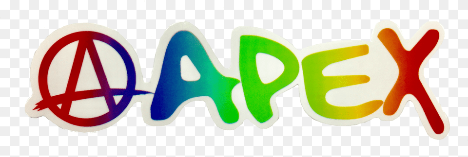Apex Logo Sticker Rainbow Medium, Art Free Transparent Png