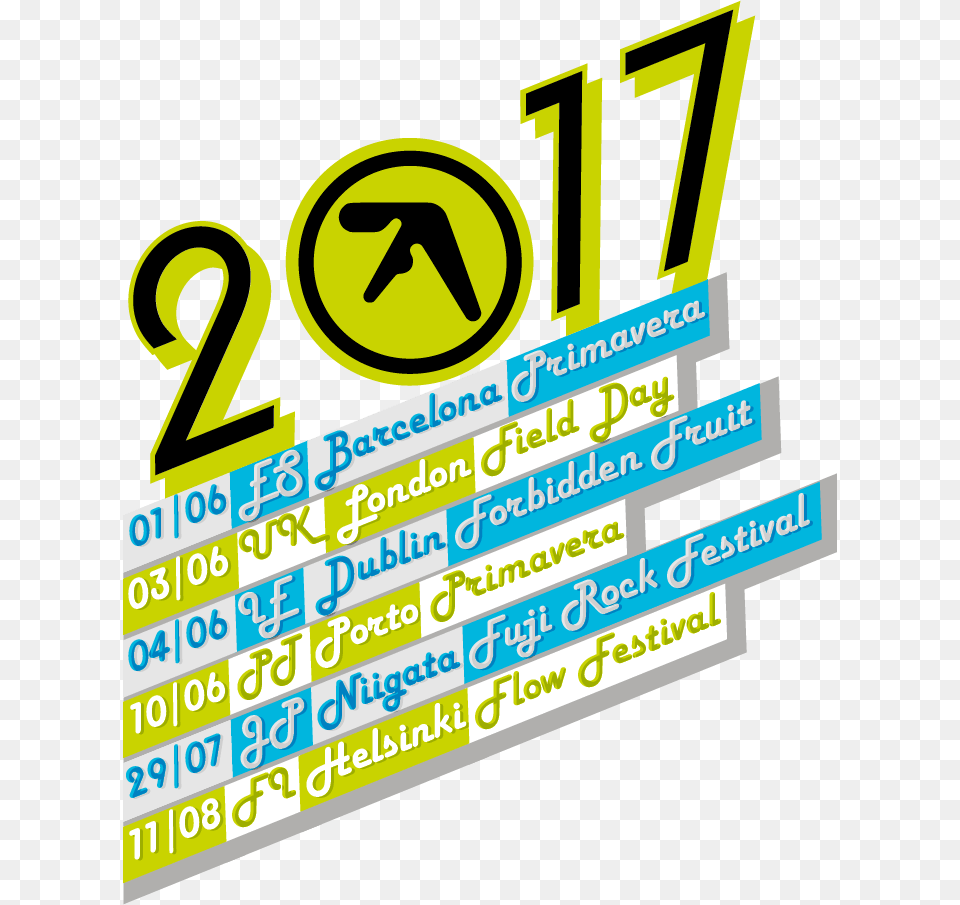 Aphex Twin Tour Dates Digital Flyer Aphex Twin, Advertisement, Poster, Symbol, Text Free Transparent Png