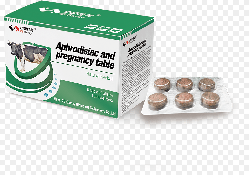 Aphrodisiac And Pregnancy Tablet Cattle Drug Box, Animal, Cow, Livestock, Mammal Png Image