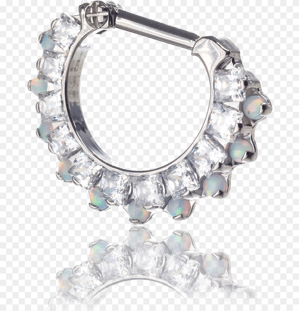 Aphrodite Septum Clicker Crystal, Accessories, Diamond, Earring, Gemstone Free Png